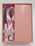 6PC FRUIT FORK & KNIFE SET