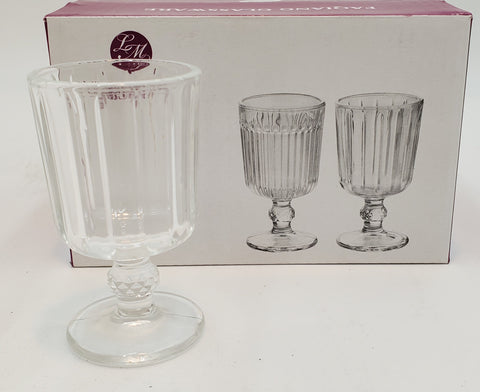 6 PC FOOTED SHOT GLASS-2 OZ