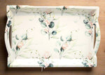 13.75"x9" MELAMINE TRAY-FLOWER