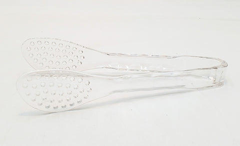 9" FOOD TONG-CLEAR