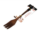 9" WOODEN FORK - 1 PC