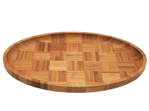 12.5"x8.5" WOODEN PLATE-OVAL