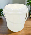 13"x14" PLASTIC STORAGE W/LID-CLEAR