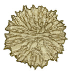 14" GLASS PLATE-GOLD