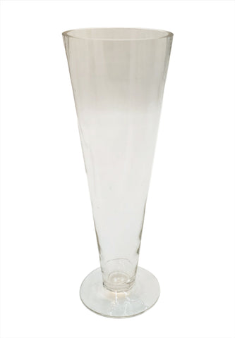 12"x4.25" GLASS VASE