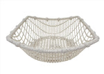 9.5" SQUARE PLASTIC BASKET