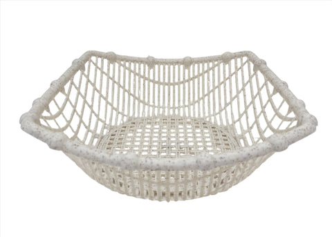 9.5" SQUARE PLASTIC BASKET