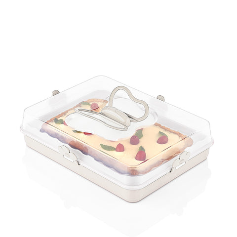 PLASTIC STORAGE W/LID-RECTANGLE