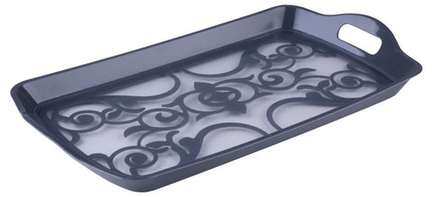 13.5x7" PLASTIC LACE TRAY-RECTANGLE