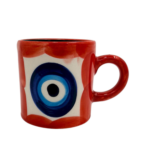 COFFEE CUP-BLUE EYE DESIGN