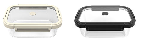 2800ML GLASS STORAGE-RECTANGLE