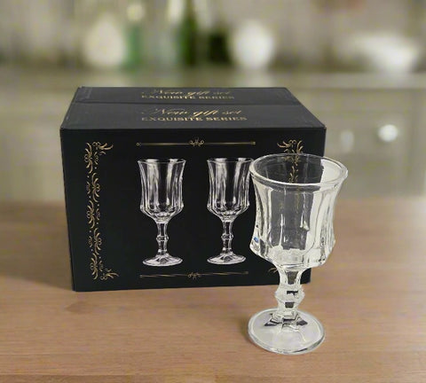 6 PC FOOTED SHOT GLASS