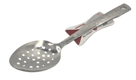 10.5" S/S SLOTTED SERVING SPOON-SILVER