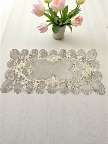 32"x15.5" RUNNER-GOLD-RECTANGLE