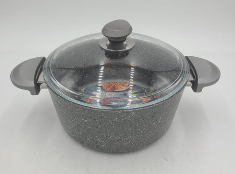 9.5" GRANITE POT - 8/CS