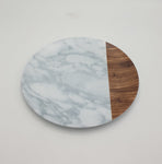 10.5" MELAMINE PLATE - MARBLE - 36/CS