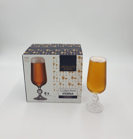 9.5OZ BEER GLASS - 6 PC