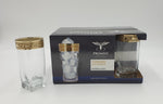 6 PC COCKTAIL GLASS-TALL-GOLD - 4/CS