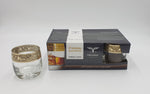 6 PC D.O.F. GLASS-GOLD - 4/CS