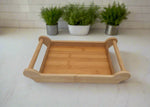 12" x 8" BAMBOO TRAY - 24/CS