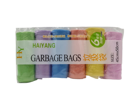 6PC TRASH BAGS - 60/CS