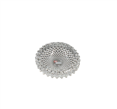 6" GLASS ASHTRAY- ROUND - 20/CS