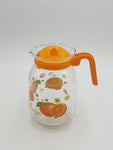 7"x4.75" GLASS JUG W/LID - 24/CS