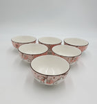 4.5"x2.75" 6 PC PORECLAIN BOWL - 24/CS