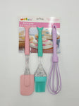 3PC SILICONE BAKING TOOLS - 144/CS
