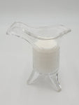 1PC FOOTED GLASS CREAMER - LARGE- 48/CS