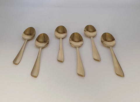 6 PC DINNER SPOON GOLD