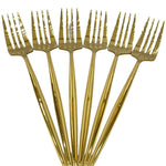 6 PC DINNER FORK-GOLD - 100/CS