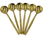 6 PC MINI SPOON-GOLD - 100/CS