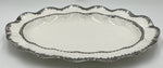 12"x8.25" OVAL PLATTER W/SILVER DESIGN - 36/CS