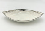 10"x5.5" OVAL BOWL W/SILVER DESIGN - 48/CS