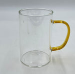 GLASS TEA CUP-COLORED HANDLE - 100/CS
