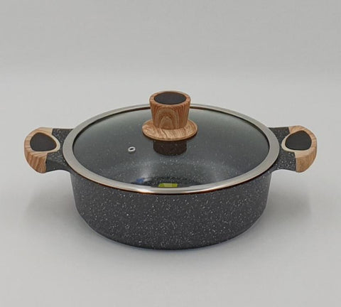26CM CAST ALUMINUM POT - 10/CS
