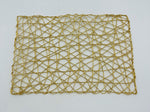 17.5"x12" PLACEMAT GOLD-RECTANGLE-1 PC