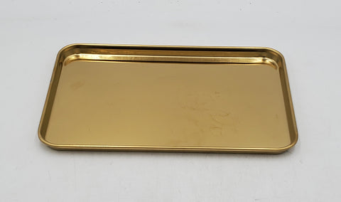 9"x5.75" S/S RECTANGLE TRAY-GOLD