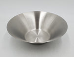 8.5"x3.25" S/S ROUND BOWL - 1 QT - SILVER