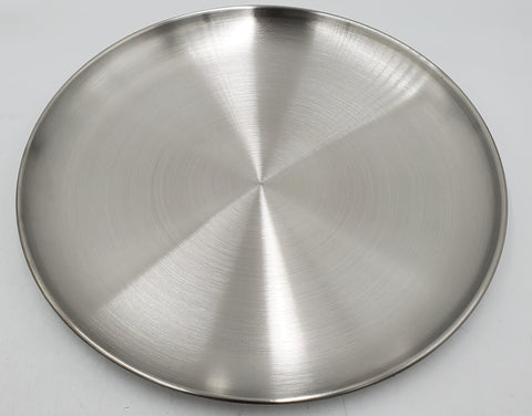 7.75" S/S ROUND PLATE - SILVER