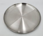 9" S/S ROUND PLATE - SILVER