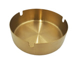 4" S/S ROUND ASHTRAY - GOLD - 350/CS