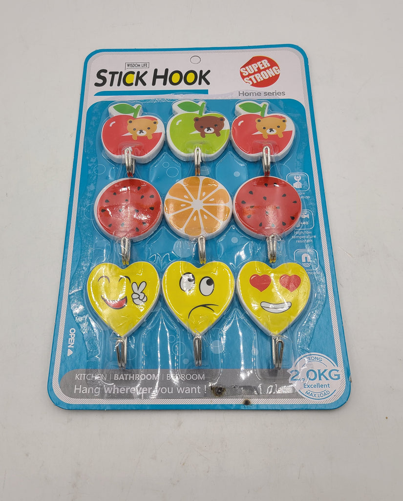 9 PC STICKY HOOKS Kitchen Depot 9 Pc Sticky Hooks Kitchen Depot